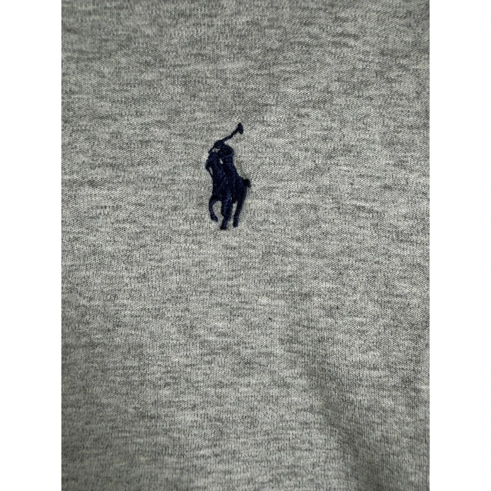 Polo Ralph Lauren Mens XL Grey Short Sleeve Polo Shirt Heather Pima Soft Touch